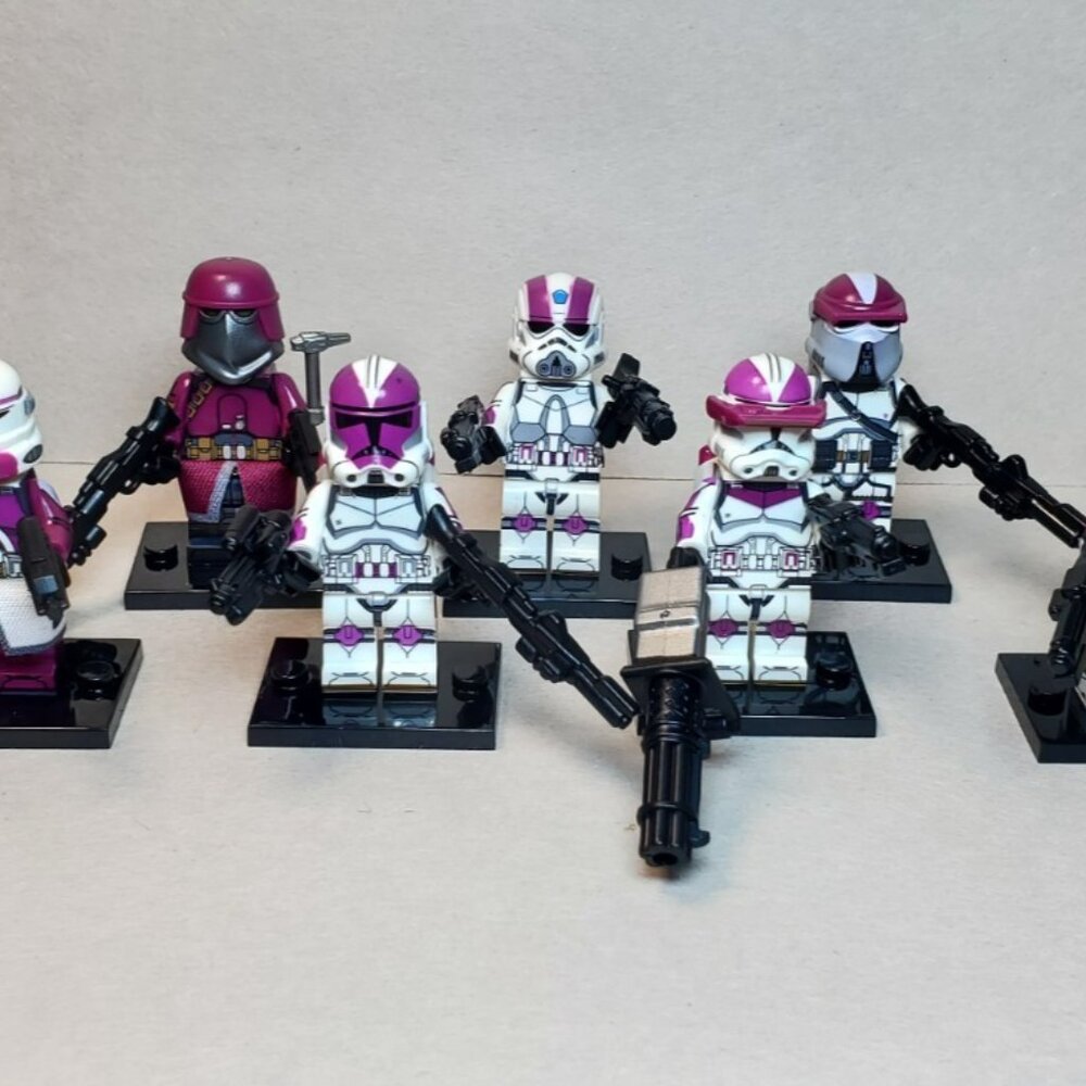 Custom Printed MOC Star Wars Galactic Marines 21 Nova Corps Minifigures 8 Pack